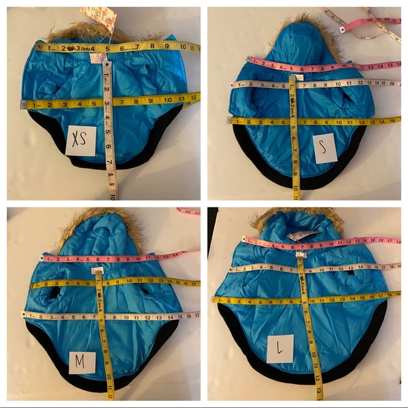 Dog Jacket REVERSIBLE Hooded Fauxfur Pink Camo Camouflage Puffy Puffer Coat New - Picture 5 of 8